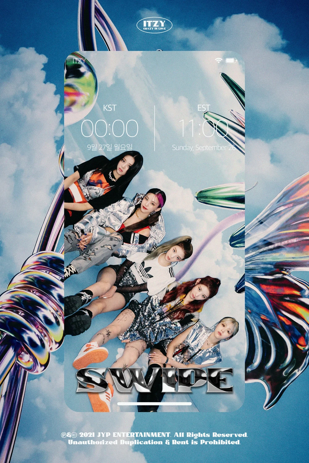 Itzy Swipe Group Concept Teaser Picture Image Photo Kpop K-Concept 1