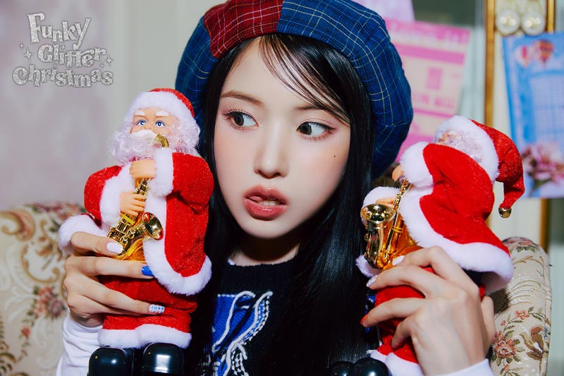 NMIXX Funky Glitter Christmas Jiwoo Concept Teaser Picture Image Photo Kpop K-Concept 2